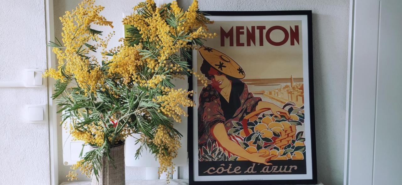 Superbe Appartement 2 Pieces A 2 Pas De La Plage,Dans La Vieille Ville Menton Buitenkant foto